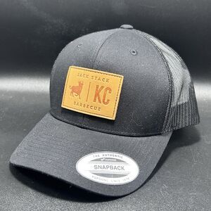 New Jack Stack Trucker Hat Unisex Snapback Black Yupoong Adjustable Mech Back